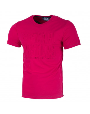 Embossed 3 T-Shirt red Embossed 3 T-Shirt red