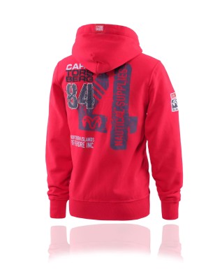 Mikina na zips Nautical red