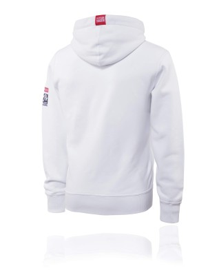 Mikina s kapucňou Wave white