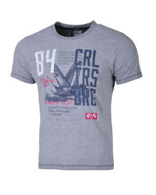 Tričko 84 grey melange Tričko 84 grey melange