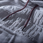 Emboss Hoody grey-melange