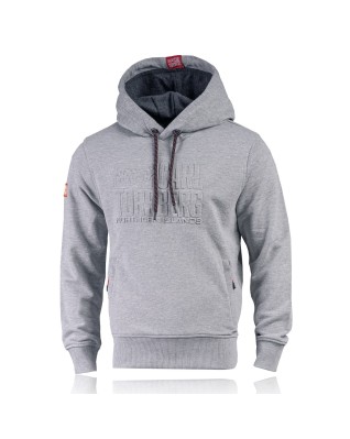Emboss Hoody grey-melange Emboss Hoody grey-melange