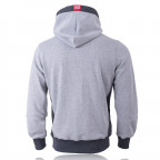 Race Hoody Grey-Melange