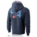 Sail League Kapuzensweatjacke navy-melange