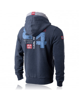 Sail League Kapuzensweatjacke navy-melange Sail League Kapuzensweatjacke navy-melange