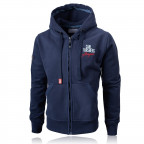 Water Front Hooded Jacket Navy