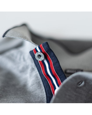 Offshore Poloshirt Grey-Melange  Offshore Poloshirt Grey-Melange