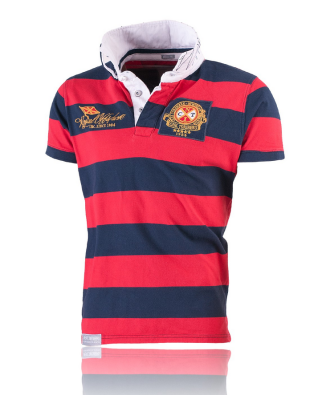 Royal Offshore Poloshirt Navy/Red