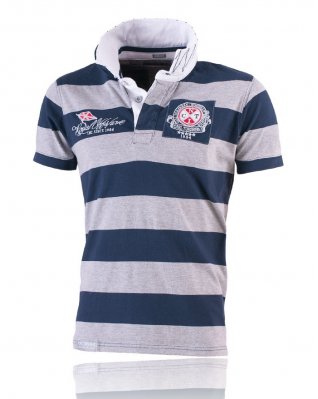 Royal Offshore Poloshirt Navy/Grey