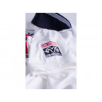 Poloshirt Flag white